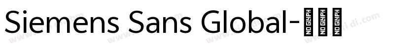 Siemens Sans Global字体转换